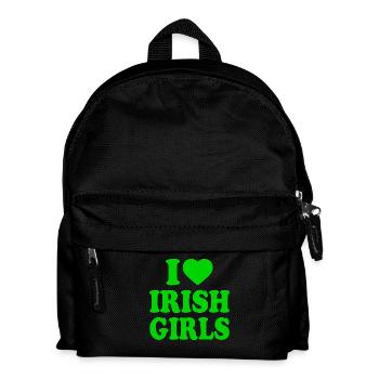 I love irish girls - Kinder Rucksack - Schwarz - Vorne