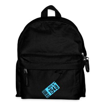 Geburtstag T-Shirt 1948 - Kinder Rucksack - Schwarz - Vorne