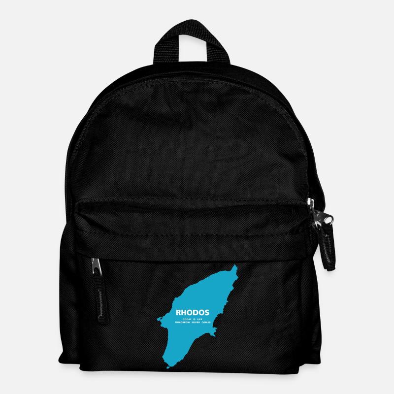 Rhodes is life - Kids' Backpack - black