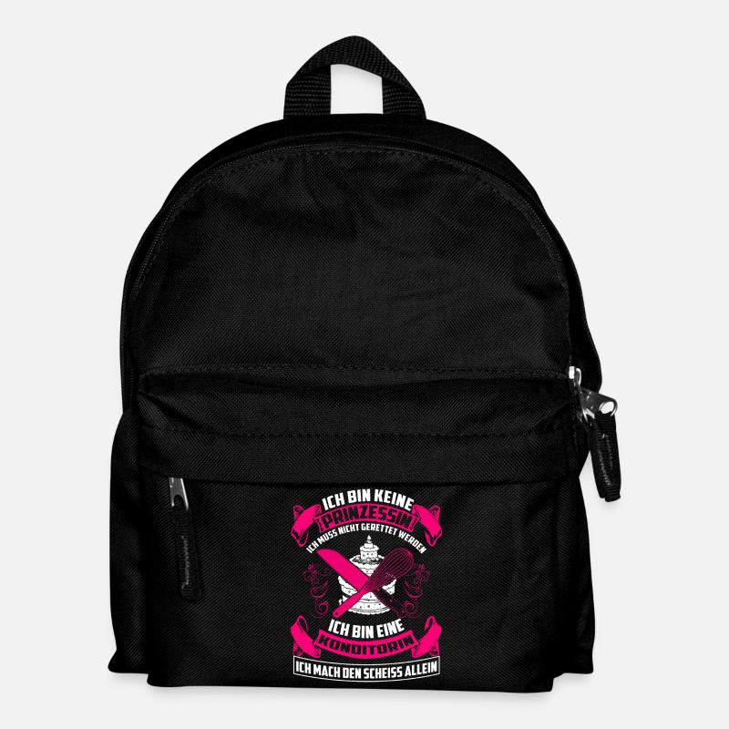 Konditorin - Prinzessin - Kinder Rucksack - Schwarz