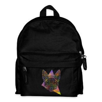 Kelpie Maori - Kinder Rucksack - Schwarz - Vorne