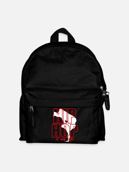 hip hop is my life - Sac à dos Enfant - noir