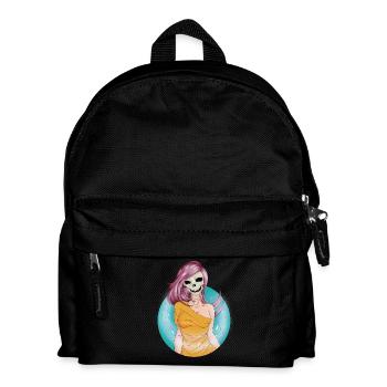Totenkopf des Windes - Kinder Rucksack - Schwarz - Vorne