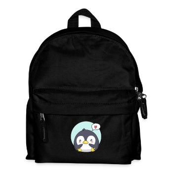 manchot - Sac à dos Enfant - noir - Devant