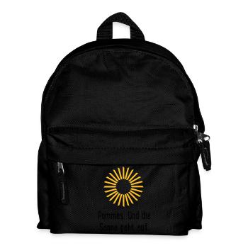 French fries - Kids' Backpack - black - Front