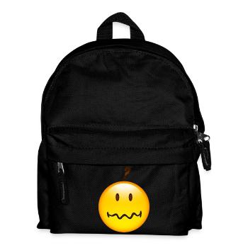 Smiley Question mark - Kinder Rucksack - Schwarz - Vorne