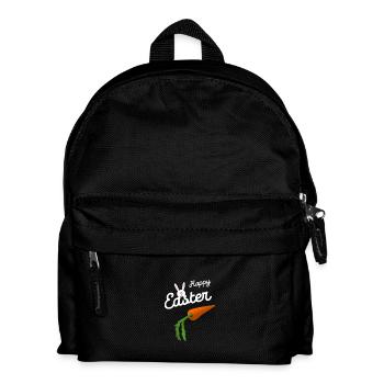 Ostern Osterhase Frohe Ostern - Kinder Rucksack - Schwarz - Vorne