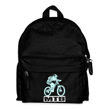 MTB Fahrrad - Kinder Rucksack - Schwarz - Vorne