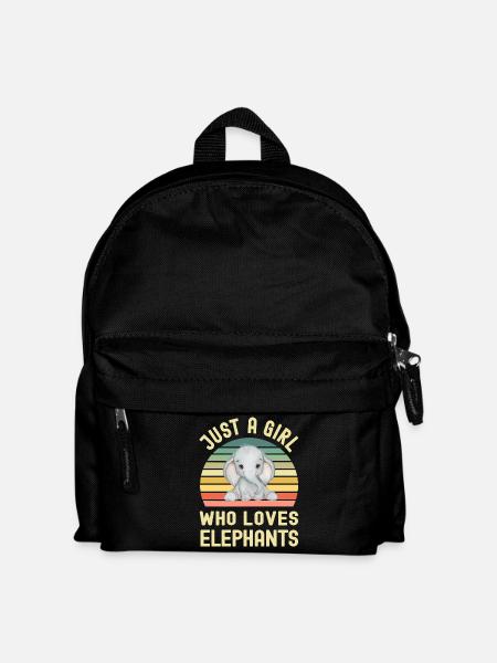 Elephant Elephants - Kids' Backpack - black