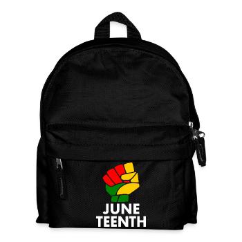 juneteenth - Kinder Rucksack - Schwarz - Vorne