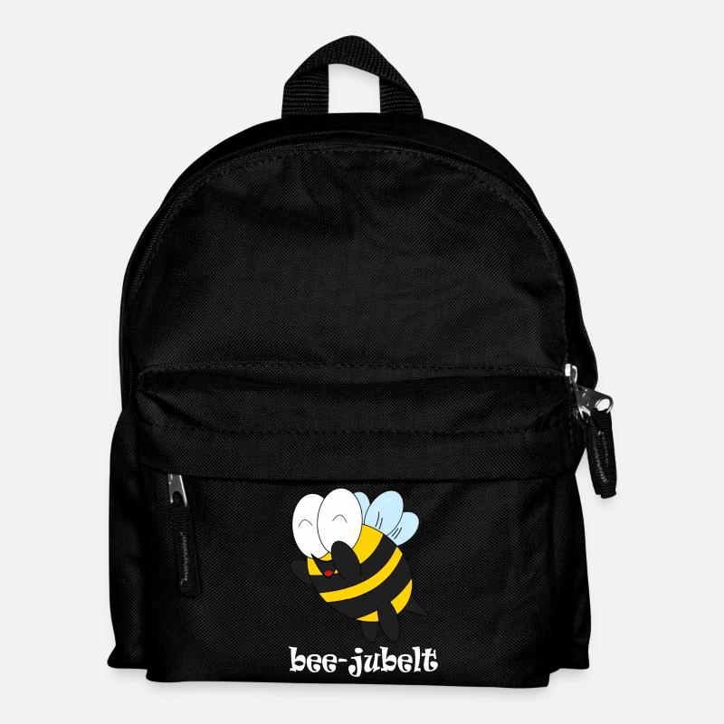 bee jubelt - Kinder Rucksack - Schwarz