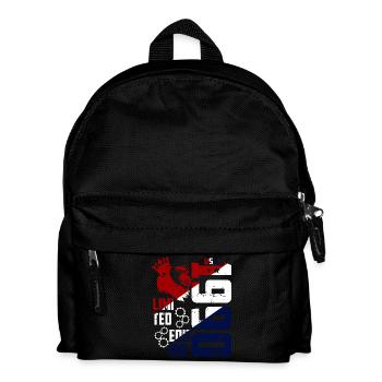 1990 Geboren USA - Kinder Rucksack - Schwarz - Vorne