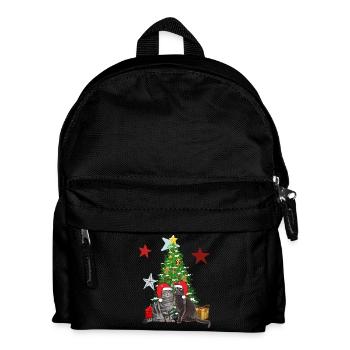 Weihnachtsbaum der Frangins - Kinder Rucksack - Schwarz - Vorne