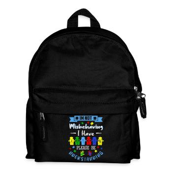 Je suis autiste - Sac à dos Enfant - noir - Devant