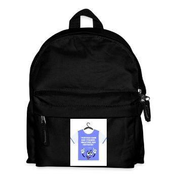 Positives kann man steigern...Zitat Weisheit - Kinder Rucksack - Schwarz - Vorne