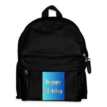 ALLES GUTE ZUM GEBURTSTAG!. ALLES GUTE ZUM GEBURTSTAG!. JAHRESTAG. - Kinder Rucksack - Schwarz - Vorne