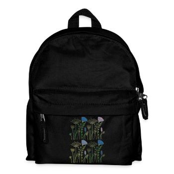 Fleurs séchées prairie fleurie - Sac à dos Enfant - noir - Devant