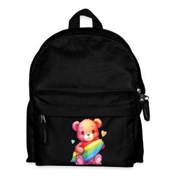 Liebe ist eine Bärennotwendigkeit - Kinder Rucksack - Schwarz - Vorne