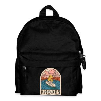 Rhodes Holidays Beach Greece - Kids' Backpack - black - Front