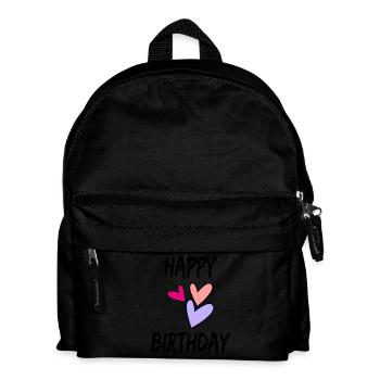 HAPPY BIRTHDAY. HAPPY BIRTHDAY. BIRTHDAY. - Kids' Backpack - black - Front