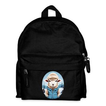 Mouton doux - Sac à dos Enfant - noir - Devant