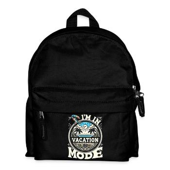 Ich bin im Urlaubsmodus Vacation mode - Kinder Rucksack - Schwarz - Vorne