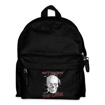Don't rejoice too late - Kinder Rucksack - Schwarz - Vorne