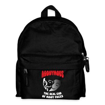 Anonymous The Real God Of Many Faces - Kids' Backpack - black - Front