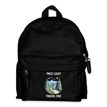 PACK LIGHT TRAVEL FAR - Kinder Rucksack - Schwarz - Vorne