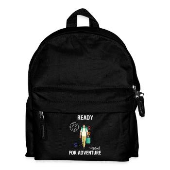 Ready for Adventure - Kinder Rucksack - Schwarz - Vorne