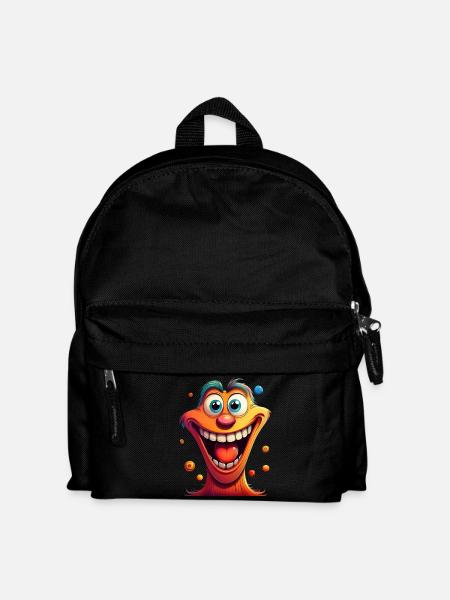 Funny cartoon - Kids' Backpack - black
