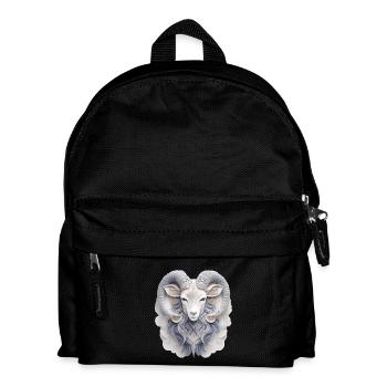 Sternzeichen Widder - Kinder Rucksack - Schwarz - Vorne