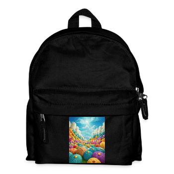 Knitting on Heavens Door - Kids' Backpack - black - Front