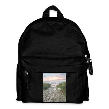 Feel free as the Ocean - Kinder Rucksack - Schwarz - Vorne