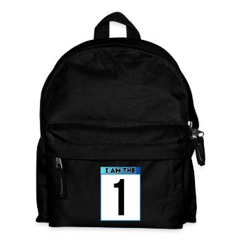 I am the 1 - Kids' Backpack - black - Front