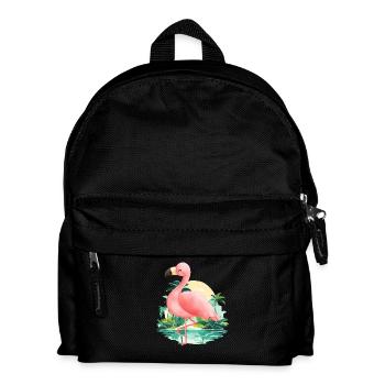 Flamant - Sac à dos Enfant - noir - Devant