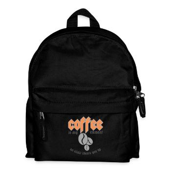 Coffee is my element - Kinder Rucksack - Schwarz - Vorne