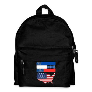 OLD SCHOOL BIKER US - Kids' Backpack - black - Front
