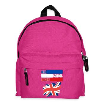 OLD SCHOOL BIKER UK - Kinder Rucksack - Fuchsia - Vorne