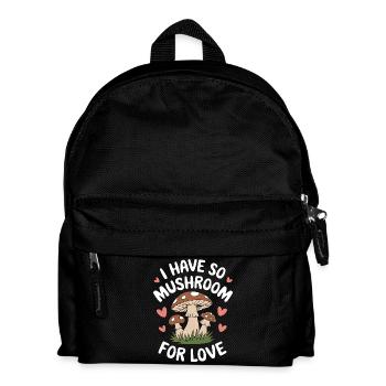 Mushroom Mushrooms Funghi Mushroom - Kids' Backpack - black - Front