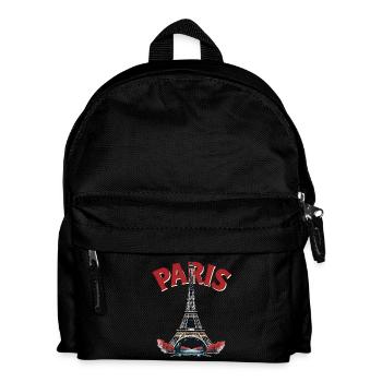 Tour Eiffel, Paris, retro - Sac à dos Enfant - noir - Devant