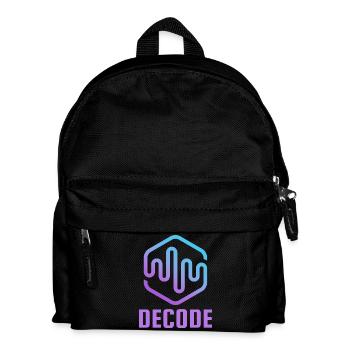 Drucke für Musikliebhaber, Musik, trendy - Kinder Rucksack - Schwarz - Vorne