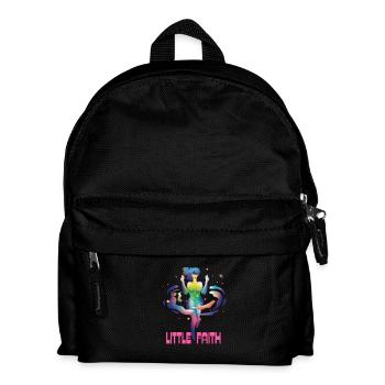 Kleiner Glaubensregenbogen - Kinder Rucksack - Schwarz - Vorne