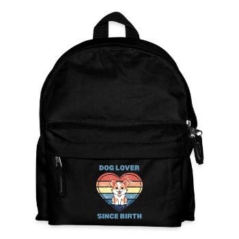 Dog Lover Since Birth - Kids' Backpack - black - Front