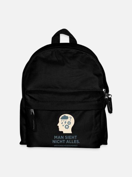 Man sieht nicht alles. - Kinder Rucksack - Schwarz