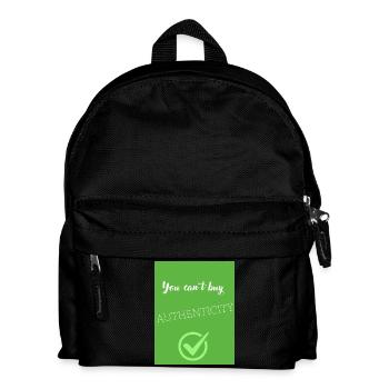 You cant buy authenticity - Sac à dos Enfant - noir - Devant