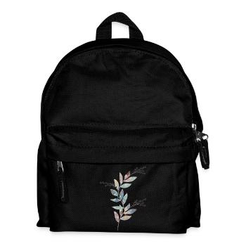 Kollorische Pflanze - Kinder Rucksack - Schwarz - Vorne
