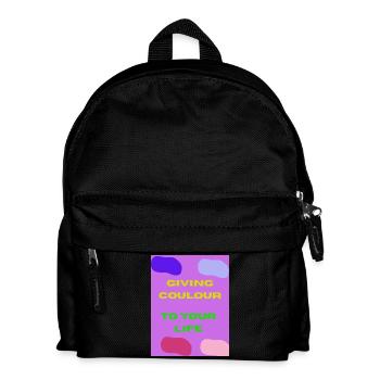 giving colour to your life - Sac à dos Enfant - noir - Devant