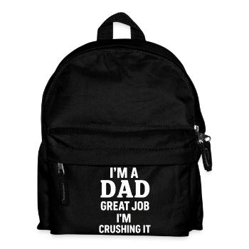 Proud Dad - Reliable and Confident - Kids' Backpack - black - Front
