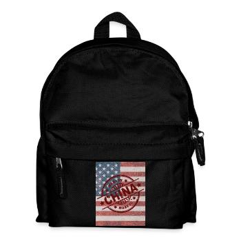 Made in China - Kids' Backpack - black - Front